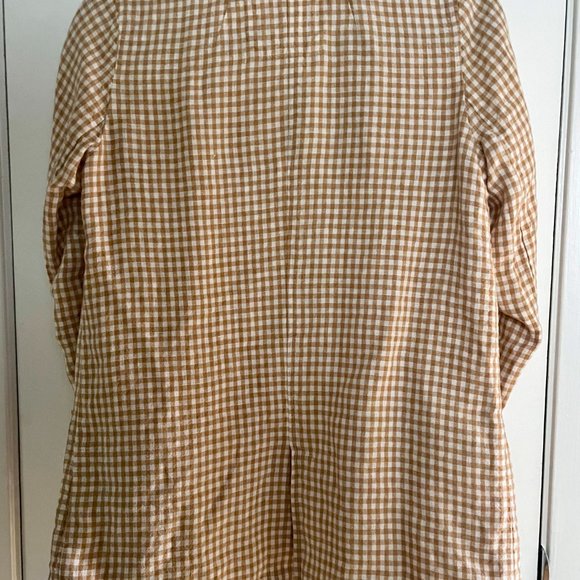Madewell Linen Dorset blazer - gingham - XS - Picture 7 of 7